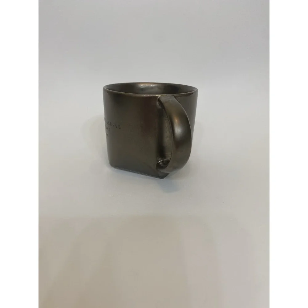 Starbucks RESERVE ROASTERY CHICAGO Bronze Brown Mug 12 oz 2019 Bevel